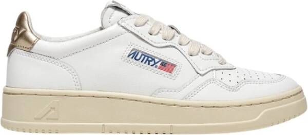 Autry Vintage Medalist Lage Leren Sneakers White Dames