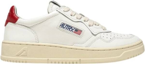 Autry Vintage Stijl Leren Sneakers White Heren