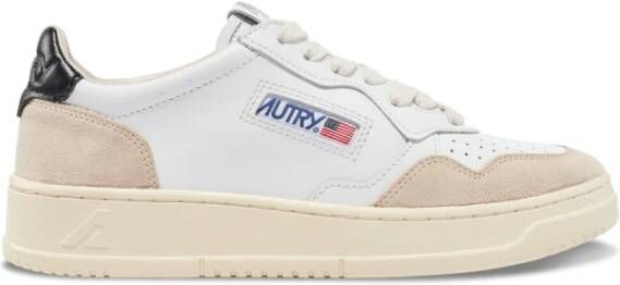 Autry Vintage Stijl Witte Leren Sneakers White Heren