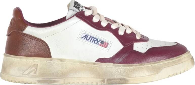 Autry Vintage Style Sneakers Avlw Sv40 Brown Dames