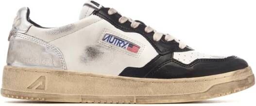 Autry Vintage Super Sneakers Zwart Black Heren