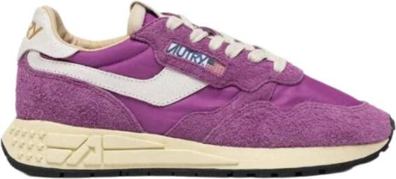 Autry Vrouw Reelwind Hardloopschoenen Purple Dames