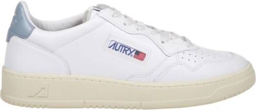 Autry Wit Blauw Medalist Lage Sneaker White Heren