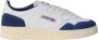 Autry Witte Blauwe Leren Sneakers Blue Heren - Thumbnail 1