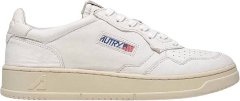 Autry Witte Casual Sportieve Leren Sneakers White Heren