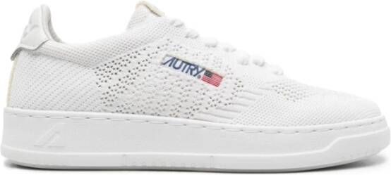 Autry Witte Easeknit Lage Sneakers White Dames