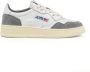 Autry Witte en Blauwe Leren Sneakers Gray Heren - Thumbnail 1