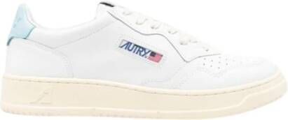 Autry Witte en Celeste Medalist Low Sneakers White Heren