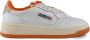 Autry Witte en Oranje Medalist Lage Sneakers White Dames - Thumbnail 1