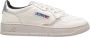 Autry Witte & Zilveren Leren Sneakers White Dames - Thumbnail 1