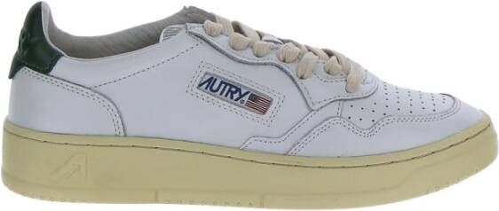 Autry Witte lage sneakers met logo White Dames