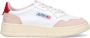 Autry Witte Lage Top Sneakers met Rode Tag White Dames - Thumbnail 1