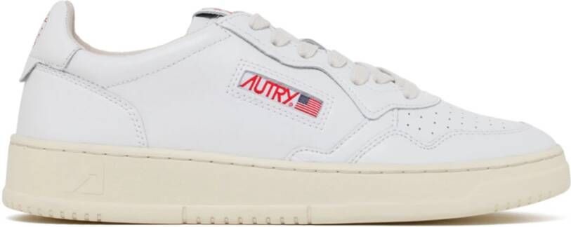 Autry Witte lage top sneakers White Heren