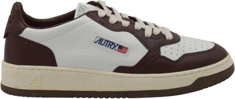 Autry Bruine Sneakers voor Mannen Aw24 Multicolor Heren