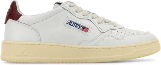 Autry Witte Leren Medalist Sneakers White Heren