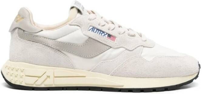 Autry Reelwind Sneakers Vintage-geïnspireerde Prestatieschoenen Beige