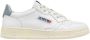 Autry Witte Leren Sneakers Medalist Contrast Hiel White Heren - Thumbnail 1