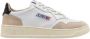 Autry Witte Leren Sneakers Medalist Contrast Hiel White Heren - Thumbnail 1