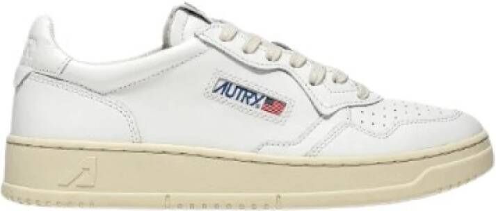 Autry Witte Leren Sneakers Medalist White Dames