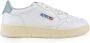 Autry Witte Leren Sneakers met Blauwe Details White Heren - Thumbnail 1