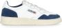 Autry Witte Leren Sneakers met Blauwe Details White Heren - Thumbnail 1