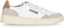 Autry Witte Leren Sneakers met Contrasterende Details White Dames - Thumbnail 1