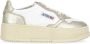 Autry Witte Leren Sneakers met Geperforeerde Details White Dames - Thumbnail 1