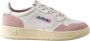 Autry Witte leren sneakers met roze suède White Dames - Thumbnail 1