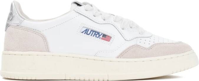 Autry Witte Leren Sneakers Stijlvol Ontwerp White Dames