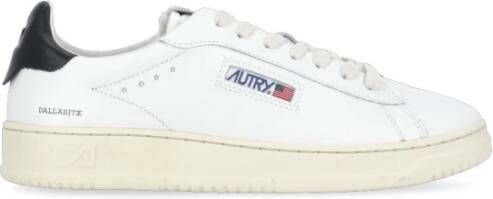 Autry Witte Leren Sneakers voor Mannen White Heren