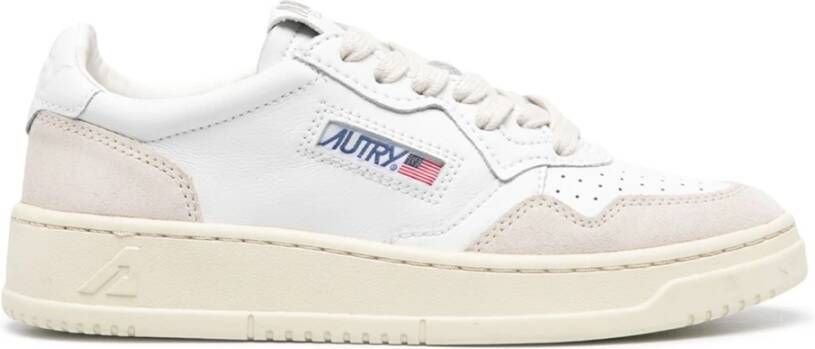 Autry Witte Leren Tennissneakers Medalist White Dames