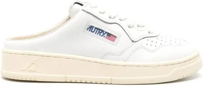 Autry Witte Medalist Mule Lage Sneakers White Dames