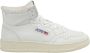 Autry Witte Shearling Mid-Top Sneakers White Heren - Thumbnail 1