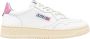 Autry Witte Mauve Lage Sneaker met Leren Tong White Dames - Thumbnail 1