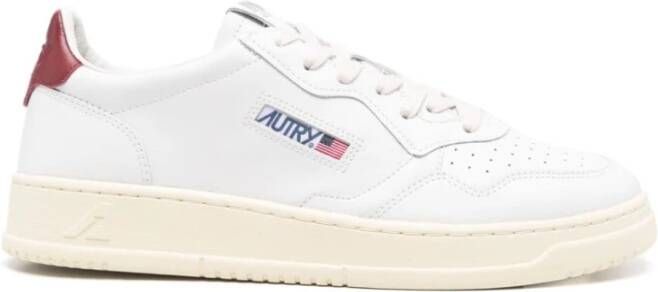 Autry Witte Sneakers met Logo Patch White Heren