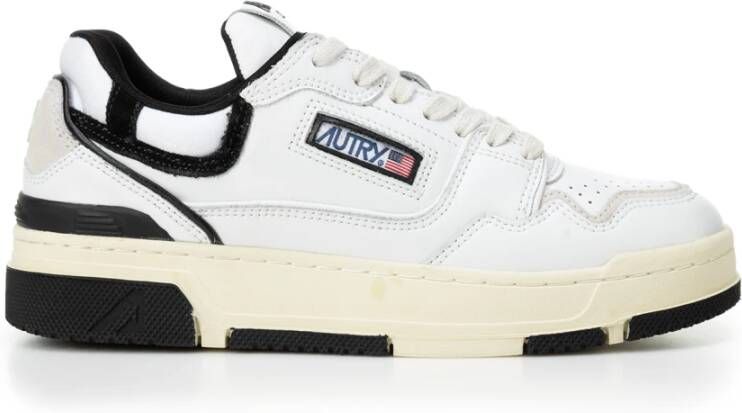 Autry Moderne CLC Sneakers met Levendig Basketbal-geïnspireerd Design White