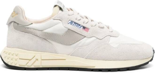 Autry Witte Sneakers met Reelwind Bianco Multicolor Heren