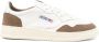 Autry Witte Sneakers Vetersluiting Gevulkaniseerde Zool Brown Heren - Thumbnail 1