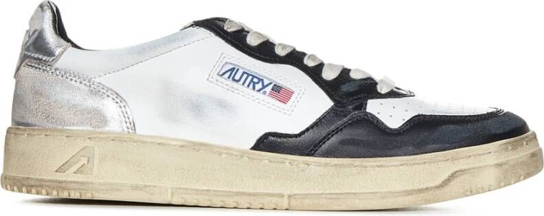 Autry Super Vintage Low Wit Zwart Grijs Sneakers White Heren