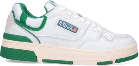 Autry Leren Sneakers met TPU Details en Suede Inzetstukken Multicolor Heren