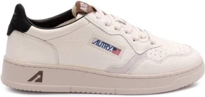 Autry Sneakers van geperst leer met suède detail White Heren