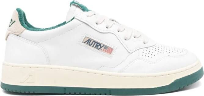 Autry Witte Veterschoenen met Merkhiel White Heren