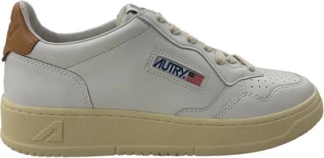 Autry Witte vetersneakers met gewatteerde enkels White Heren