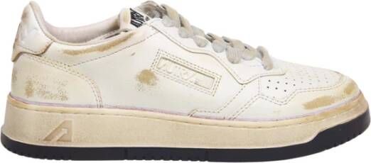 Autry Witte Vintage Lage Sneaker White Dames