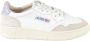 Autry Vintage Lage Leren Suède Sneakers Wit Lavendel White Dames - Thumbnail 5