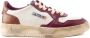 Autry Witte Paarse Leren Sneakers met Distressed Look Purple Dames - Thumbnail 1