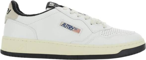 Autry Stijlvolle Sneakers voor Mannen Beige Heren