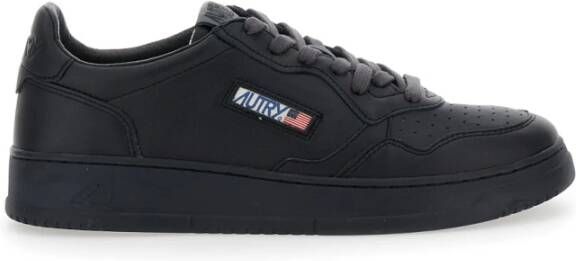 Autry Elegante Leren Sneakers voor Heren Black Heren