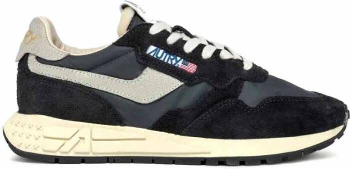 Autry Zwarte Sneakers met Vintage '80s Stijl Black Dames