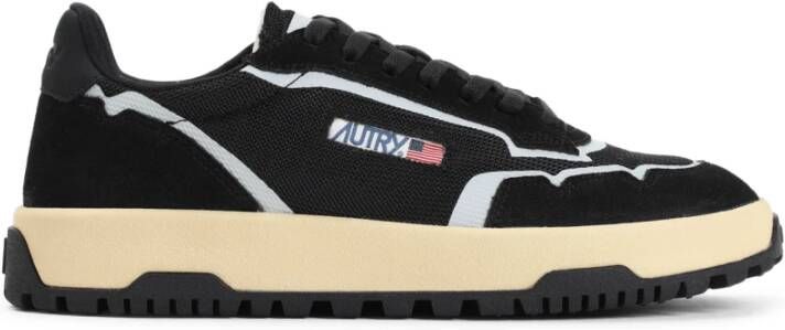 Autry Zwarte Sneakers voor Mannen Ss25 Black Heren